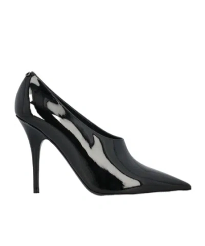 Valentino Garavani 105mm Le Salon Leather Pumps In Black