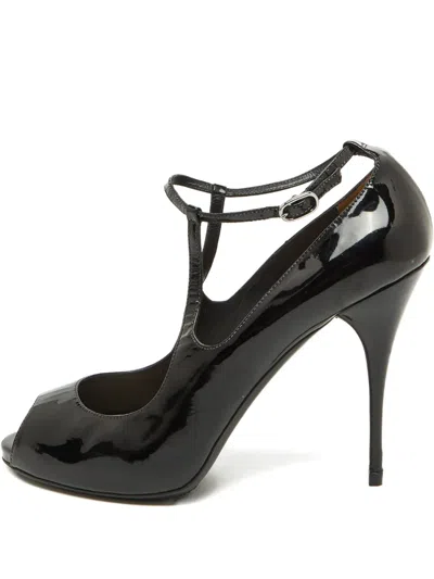 Pre-owned Valentino Garavani 115mm Peep-toe Pumps