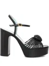 Valentino Garavani Sandal Royal Platform Sandal In Kidskin 115mm Woman Black 40.5