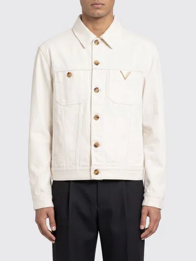Valentino Jacket  Men Color Ivory In Orange