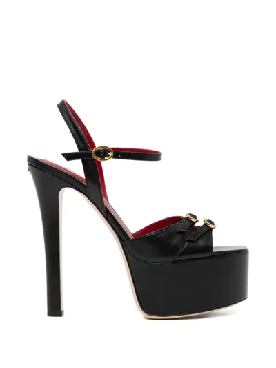 Valentino Garavani 125mm Crasher Sandals In Black