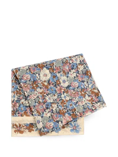 VALENTINO GEOMETRIC-PRINT SILK-BLEND SCARF