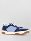Valentino Garavani Leather Suede Sparry Lace Up Sneakers In Black