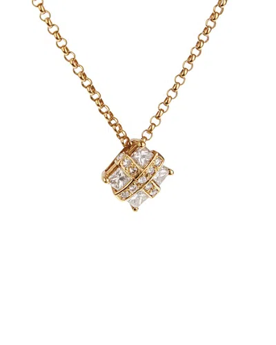 Pre-owned Valentino Garavani Valentino 18k 0.55 Ct. Tw. Diamond Necklace (authentic Pre-loved)