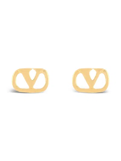 Pre-owned Valentino Garavani 1980s Clip-on Earrings In Gold