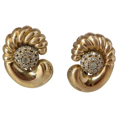 Pre-owned Valentino Garavani 1980s Valentino Clip-on Earrings Still With Original Tags In Multi
