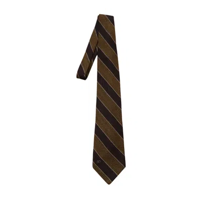 Pre-owned Valentino Garavani 1980s Valentino Psychedelic Stripe Art Tie In Multi