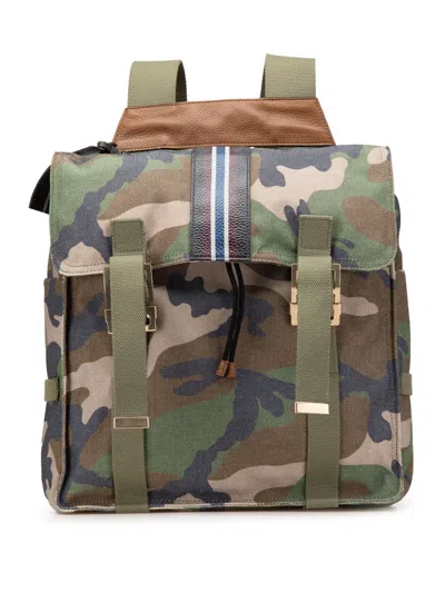 Pre-owned Valentino Garavani 2000-2017 Canvas Camouflage Backpack