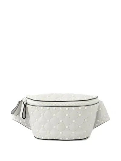 Pre-owned Valentino Garavani 2000-2017 Nappa Rockstud Spike Belt Bag