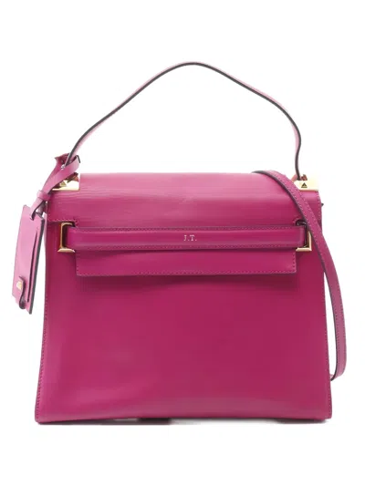 Pre-owned Valentino Garavani 00s Leather Tote Bag In Pink