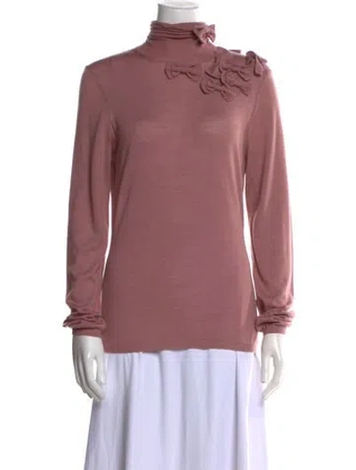 Pre-owned Valentino 2010's Wool Sweater In Pink