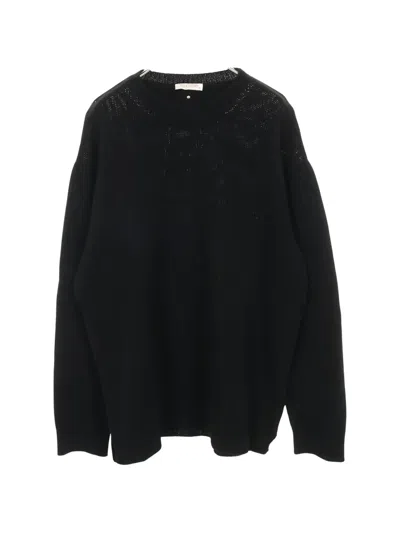 Pre-owned Valentino 2010s Crew-neck Cashmere Sweater In Black