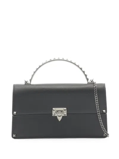 Pre-owned Valentino Garavani 2010s Rockstud Handbag In Black