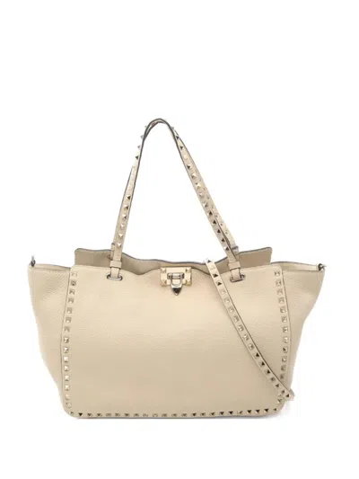 Pre-owned Valentino Garavani 2010s Rockstud Two-way Handbag