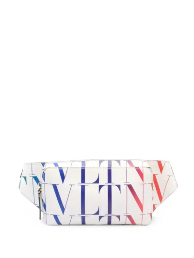 Pre-owned Valentino Garavani 2010s Vltn Belt Bag In White