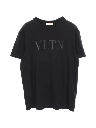 Pre-owned Valentino 2010s Vltn Logo T-shirt In Black