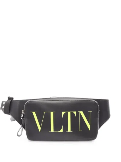 Pre-owned Valentino Garavani 2010s Vltn Logo-detail Belt Bag In Black