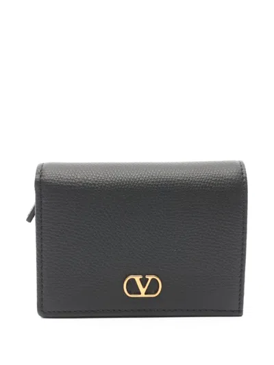 Pre-owned Valentino Garavani 2020s Vlogo Bi-fold Wallet