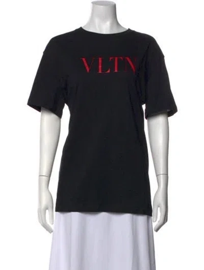 Pre-owned Valentino 2022 Graphic Print T-shirt W/ Tags In Black