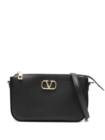 Pre-owned Valentino Garavani 2024 Vlogo Crossbody Bag In Black