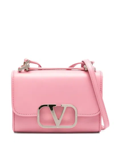 Pre-owned Valentino Garavani 2024 Vlogo Type Shoulder Bag In Pink