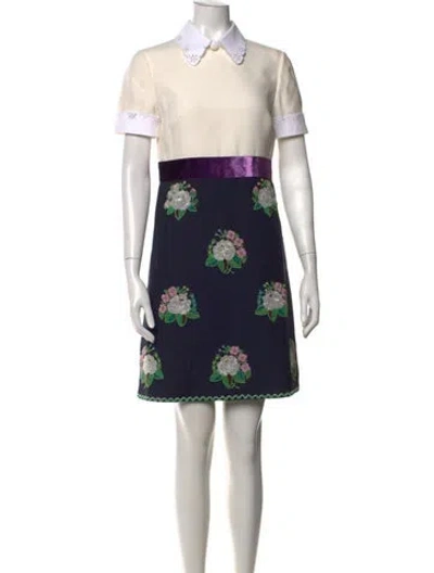 Pre-owned Valentino 2026 Mini Dress In Blue