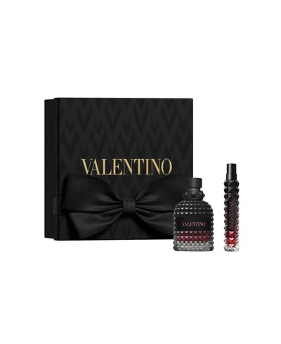 Valentino 2-piece Uomo Born In Roma Eau De Parfum Intense Holiday Fragrance Gift Set In No Color