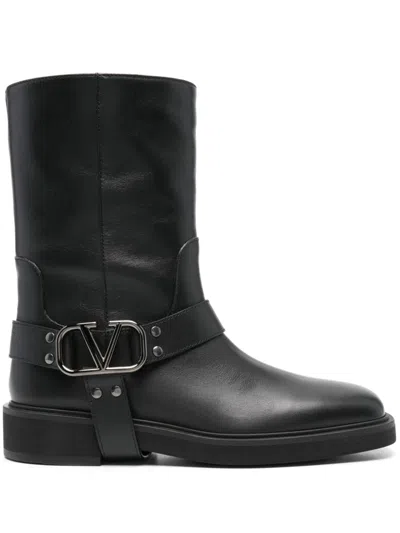 VALENTINO GARAVANI 30MM VLOGO BIKER BOOTS