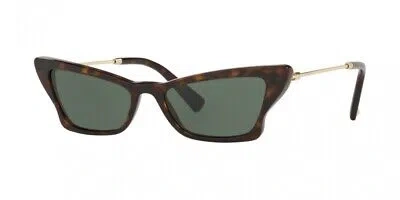 Pre-owned Valentino 4062 Sunglasses 500271 Brown 100% Authentic In Green