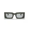 Valentino 4094 Sole Rectangular Acetate Sunglasses In Black