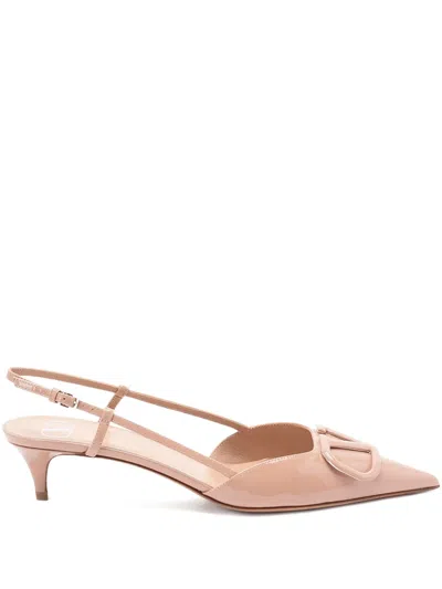 Valentino Garavani Valentino Vlogo 40 Patent Slingback Pump