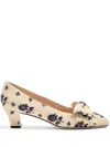 Valentino 45mm Bowow Décolleté Pumps In Blue