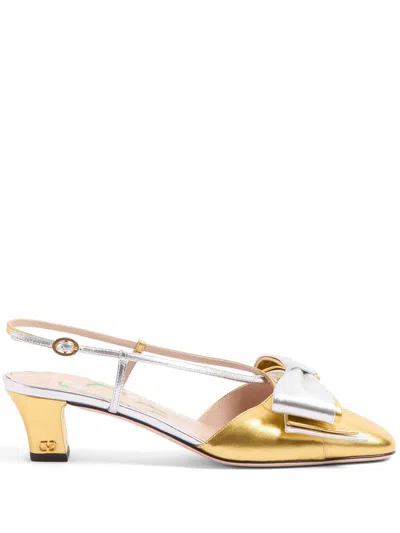 VALENTINO GARAVANI 45MM BOWOW SLINGBACK PUMPS