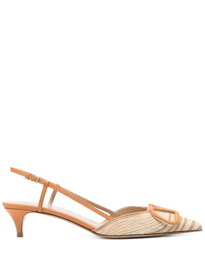 Valentino Garavani 45mm Vlogo Signature Slingback Pumps
