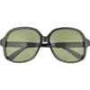 Valentino 50mm Polarized Round Sunglasses In Multi