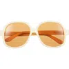 Valentino 50mm Polarized Round Sunglasses In Yellow