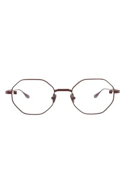 Valentino Garavani Valentino 52mm Geometric Optical Glasses In Pink