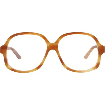 Valentino Garavani Valentino 59mm Oversize Optical Frames In Brown
