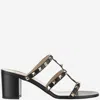 Valentino Saint Laurent White Leather Sl/61 Sneakers In Black