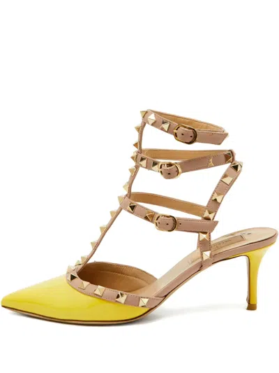 Pre-owned Valentino Garavani 65mm Rockstud Pumps