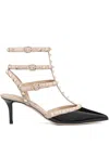 Valentino Rockstud Slingback Pumps In Black