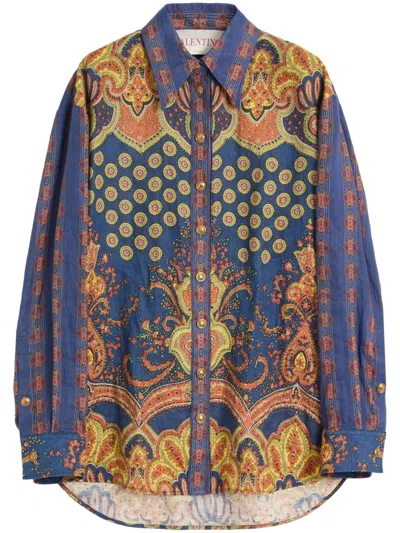 VALENTINO MEDAGLIONI VOYAGE IMAGINAIRE SHIRT