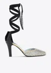 Valentino Garavani Ankle Strap Foliage Pumps