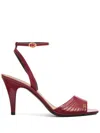 Valentino Ladycrush Stiletto Heel Sandal T85 In Red