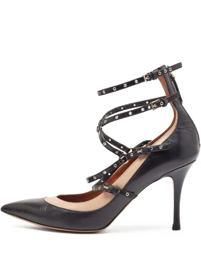Pre-owned Valentino Garavani 90mm Love Latch Pumps