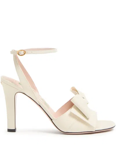Valentino Garavani 95mm Bowow Sandals In Neutral
