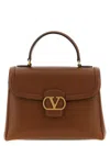 Valentino Garavani 9to5 Leather Handbag In Brown
