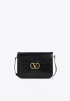 Valentino Garavani  Garavani Alltime Calfskin Shoulder Bag In Black