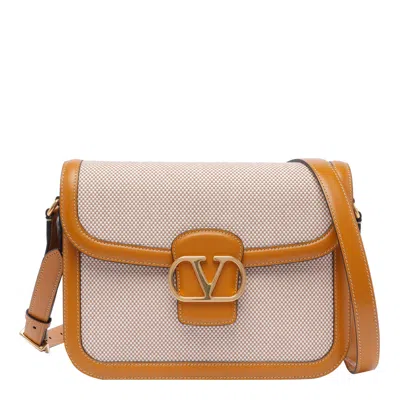 Valentino Garavani 9to5 Shoulder Bag In Beige