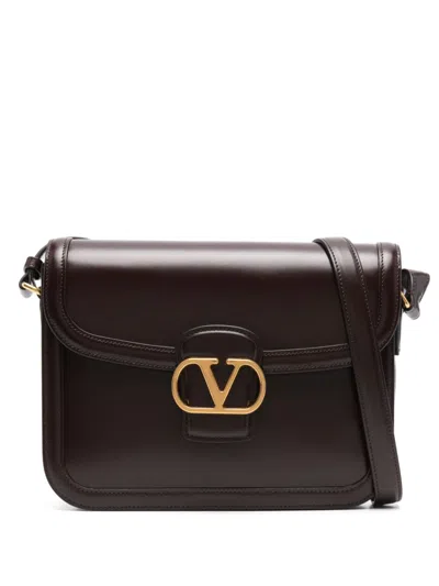 Valentino Garavani 9to5 Shoulder Bag In Brown